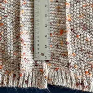 Anthropologie Holland Textured Open Front Cardigan Multicolor Knit Sweater XS thumbnail 6