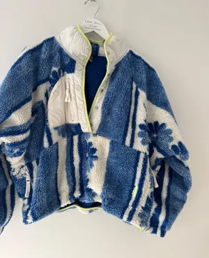 Free People Hit The Slopes Blue Jacket thumbnail 7