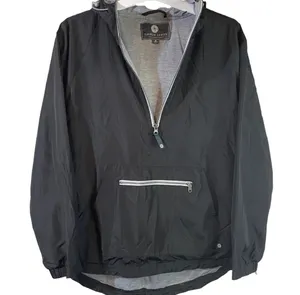 Lauren James hooded waterproof windbreaker drawstring jacket women Size Medium thumbnail 1