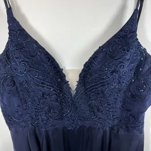 Alyce Paris strapless glitter cocktail dress Blue Plus Size 22 Evening Romantic‎ thumbnail 5