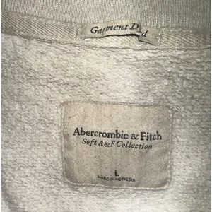 Abercrombie & Fitch Tie Dye Crew Neck Pullover Sweatshirt Large Neutral thumbnail 8