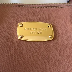 Michael Kors Dusty Rose Gold accents Leather Satchel Crossbody Bag thumbnail 4