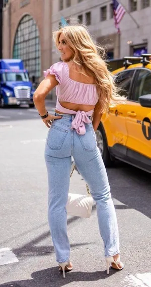 Nasty Gal Purple Crop Top thumbnail 1