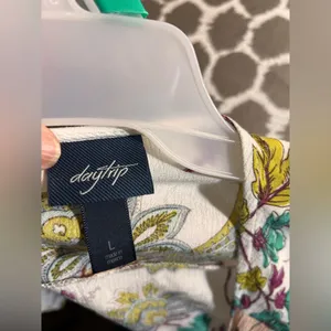 Daytrip Pink and Gold 3/4 Sleeve Boxy Blouse thumbnail 15