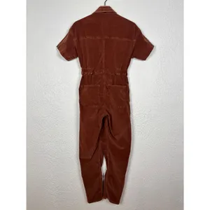 Free People Marci Cord One Piece Jumpsuit in Gingerbread Brown Size XS thumbnail 3
