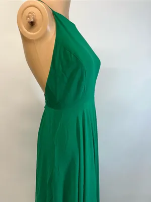 Lulu's Emerald Green Halter Maxi Dress thumbnail 6
