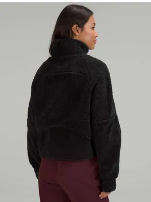 Lululemon Scuba Oversized Fleece Funnel Neck Black - Size XS/S thumbnail 2