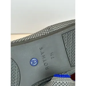 ROTHYS The Flat Pebble Grey Knit Rounded Toe Ballet Flats Slip On Shoes Size 7.5 thumbnail 8