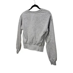 Disney Women's Alice Wonderland Graphic Crewneck Sweatshirt Heather Gray M thumbnail 6