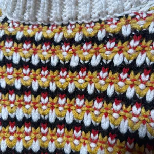 Zara Knit Striped Multicolor Chunky Cable Sweater Womens Medium thumbnail 5