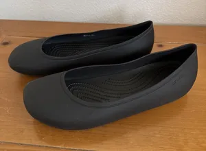 Crocs Alice Work Black Slip Resistant Nursing, Food Service Flats Size-11 thumbnail 1