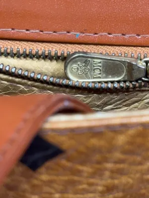 Vintage MCM Cognac Visetos Shoulder Crossbody Bag Made in Germany thumbnail 12
