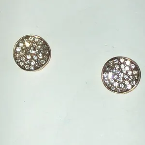 Elegant Gold Tone CZ Rhinestone Boho Stud Earrings thumbnail 4