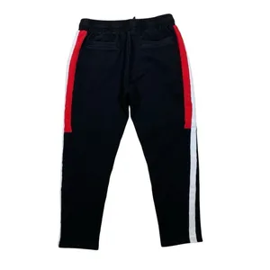 Maniere De Voir Black Side Stripe Jogger Sweatpants Streetwear Lounge XL thumbnail 3