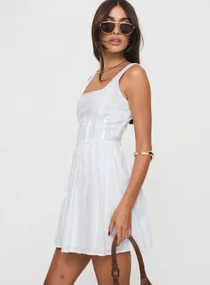 Princess Polly Dress Mini White thumbnail 2