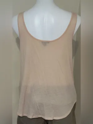 EXPRESS Pink Gray & Champagne,Color Beaded Light Material Camisole Top Sz M thumbnail 8