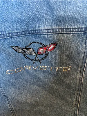 Simply Hot Blue Denim Corvette Vest - Large thumbnail 6