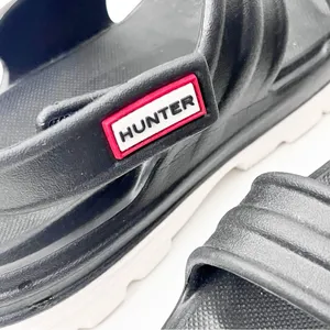 HUNTER Bloom Algae Foam Black Adjustable Straps Sandals Women’s 7 Beach Hiking thumbnail 11
