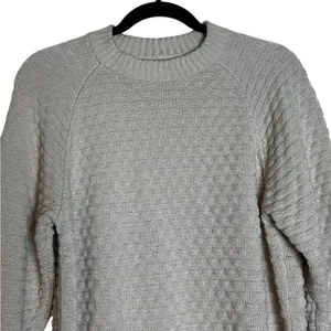 Lululemon Texture Play Sweater Cashmere Blend Ivory Size Medium thumbnail 2
