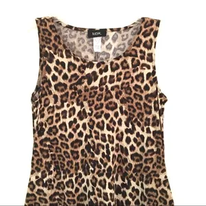 MSK sleeveless leopard print maxi dress S‎ thumbnail 3
