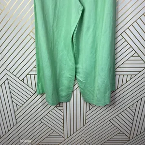 Hunter Bell Chase Culotte Wide Leg Pants in Mint Green Linen Size US 0‎ thumbnail 10