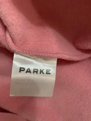 PARKE Valentine’s Varsity Mockneck Crewneck Pullover Sweatshirt Blush Lavender S thumbnail 13
