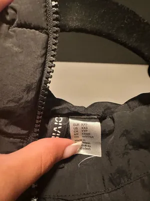 crop puffer vest Black Size XXS thumbnail 2