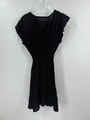 Rails Tara Lace Detail Mini Dress Black size medium thumbnail 4