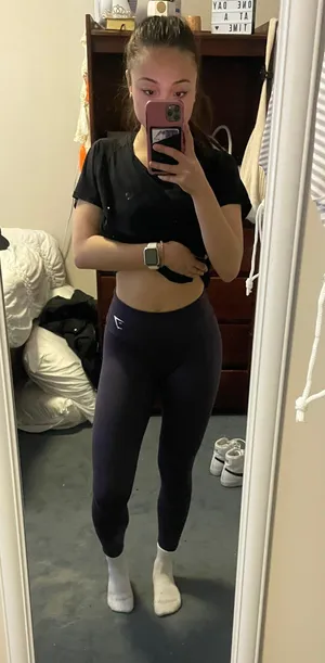 Gymshark Dark Purple Leggings thumbnail 3