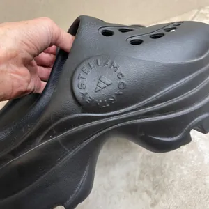Adidas asmc Stella McCartney Clog‎ Core Black Platform Chunky Slides size 9 lady thumbnail 7