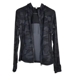Lululemon Hooded Define Jacket Heritage 365 Camo Deep Coal Multi Size 10 thumbnail 3
