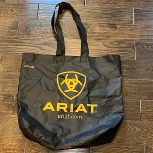 Ariat large Black Tote with Gold Logo thumbnail 2