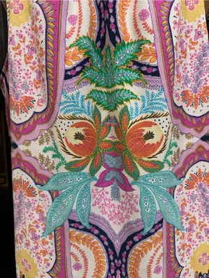 Rose + Olive Boho Paisley Sleeveless Blouse – Size Large thumbnail 8