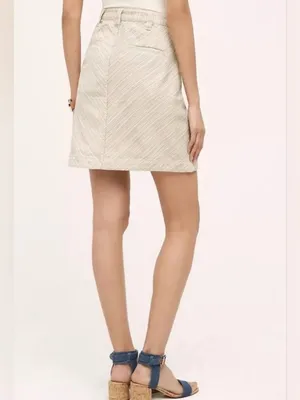 Pilcro & The Letterpress Anthro Pastel Striped Skirt thumbnail 9