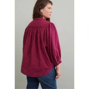 Pilcro by Anthropologie Tavi Button Down Blouse thumbnail 4
