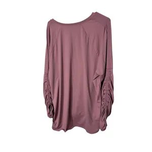 Fabletics Mauve‎ Pink Cinched Arm Long Sleeve Top Size 2X thumbnail 9