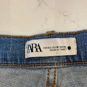 Zara The Slim Cropped‎ Jeans Size 10 thumbnail 7