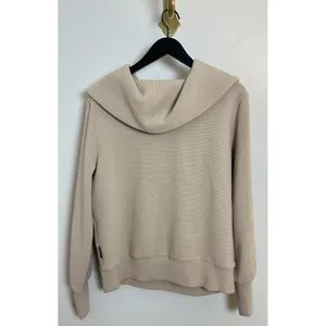VARLEY Vine Ottoman Half Zip Pullover in Beige Size Small thumbnail 8