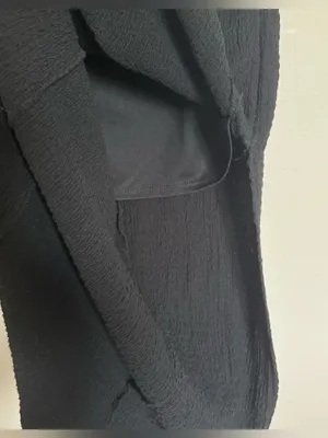 Wild Fable Strapless Twist Detail Knit Tube Midi Bodycon Dress Black Size L thumbnail 4