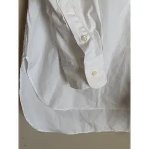 Ann Mashburn Button Down Shirt Women XS White Stretch Cotton thumbnail 2