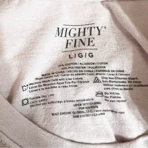 Mighty Fine Cats Short Sleeve T-Shirt - Light Pink Size Large thumbnail 6