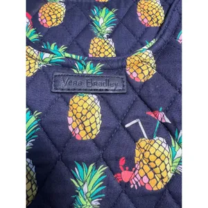 VERA BRADLEY LARGE GLENNA "TOUCAN PARTY" PATTERN‎ Bag Navy Blue Beach Travel thumbnail 2