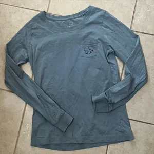 Ivory Ella Blue Long Sleeve Shirt thumbnail 2
