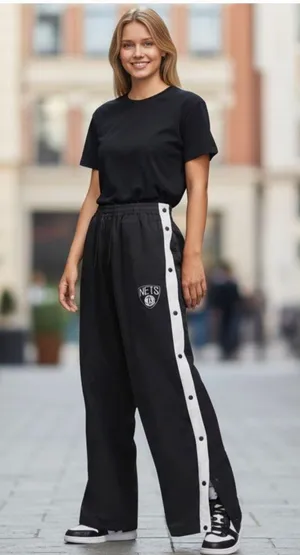 NWT $200 Nike x Ambush Tearaway Pants Brooklyn Nets NBA DB8589-010 Women’s XL thumbnail 1