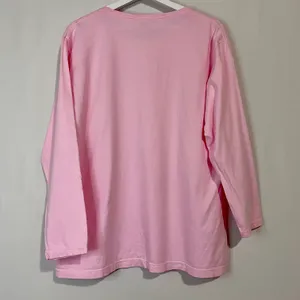 Comfort Colors Women’s 100% Cotton Long Sleeve Tee Shirt Pink Size 2XL NWOT thumbnail 6