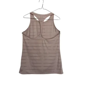 Athleta Pink Striped‎ Mesh Racerback Activewear Tank Top Womens Medium RN 54023 thumbnail 6
