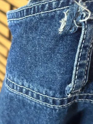 Revolt Denim Short Overalls Size 22 Blue thumbnail 7
