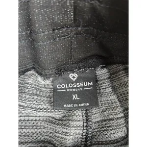 Women's XL‎ Colosseum Black Arizona State University Lounge Jogger Shorts ASU thumbnail 6