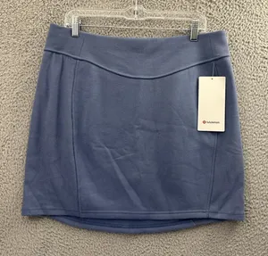 Lululemon Scuba High Rise Mini Skirt Oasis Blue Athletic Athleisure Women's‎ XL thumbnail 1
