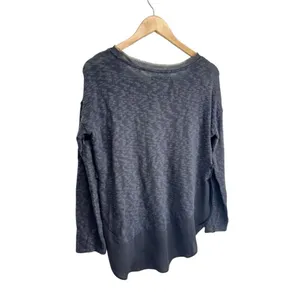 Anthropologie CircleLight Sweater Size Small‎ Charcoal Gray Long Sleeve thumbnail 3